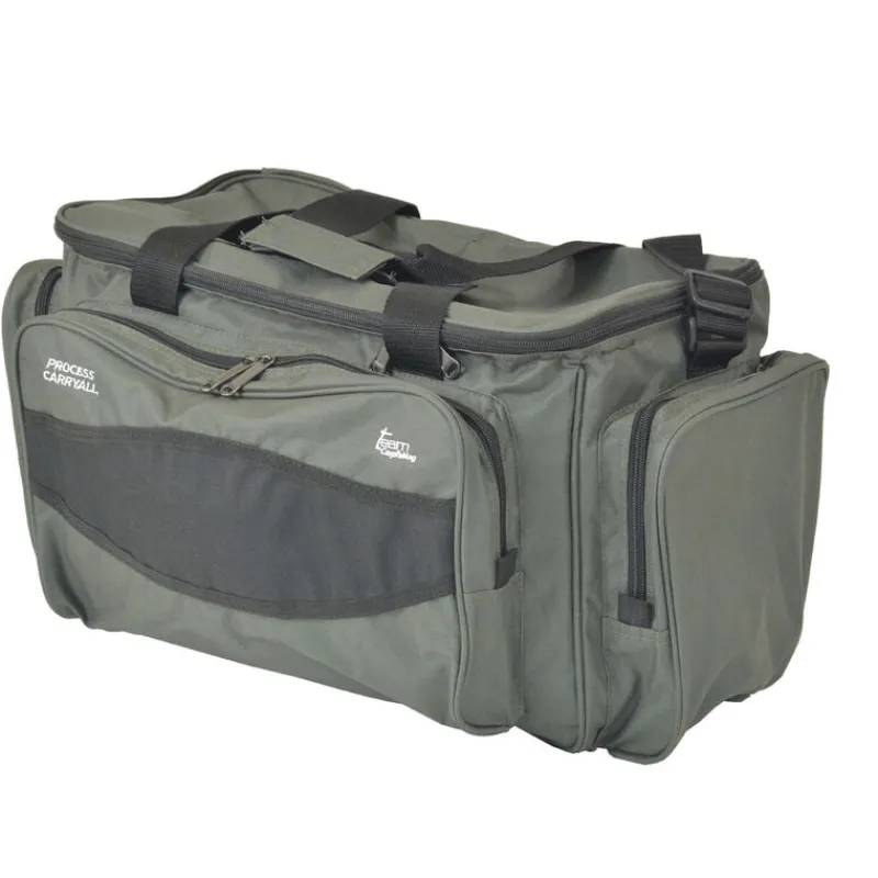 Packs - TEAM CARPFISHING Pack Carpe Complet 3 Combos + Detecteurs + Rod pod + Epuisette + Tapis + Peson + Sac de pesée + Carryall + Nylon