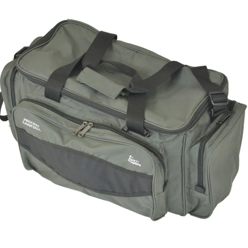 Packs - TEAM CARPFISHING Pack Carpe Complet 3 Combos + Detecteurs + Rod pod + Epuisette + Tapis + Peson + Sac de pesée + Carryall + Nylon