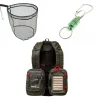 Packs|Packs & Ensembles - PACIFIC PECHE Pack Chest Pack Grauvell Teklon Parkour + Épuisette Raquette Silverstone + Clip Magnétique