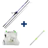 Packs Et Ensembles - PACIFIC PECHE Pack Elementair Surf 420 + Surf Box + Pique Surf Alu 1 M