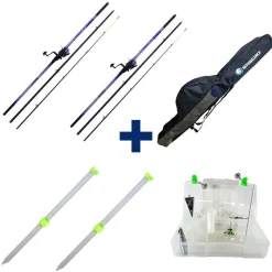 Packs Et Ensembles - SASORI + REDFISH Pack Elementair Surf 420 + Surf Box + Pique Surf Alu 1 M + Fourreau Surf