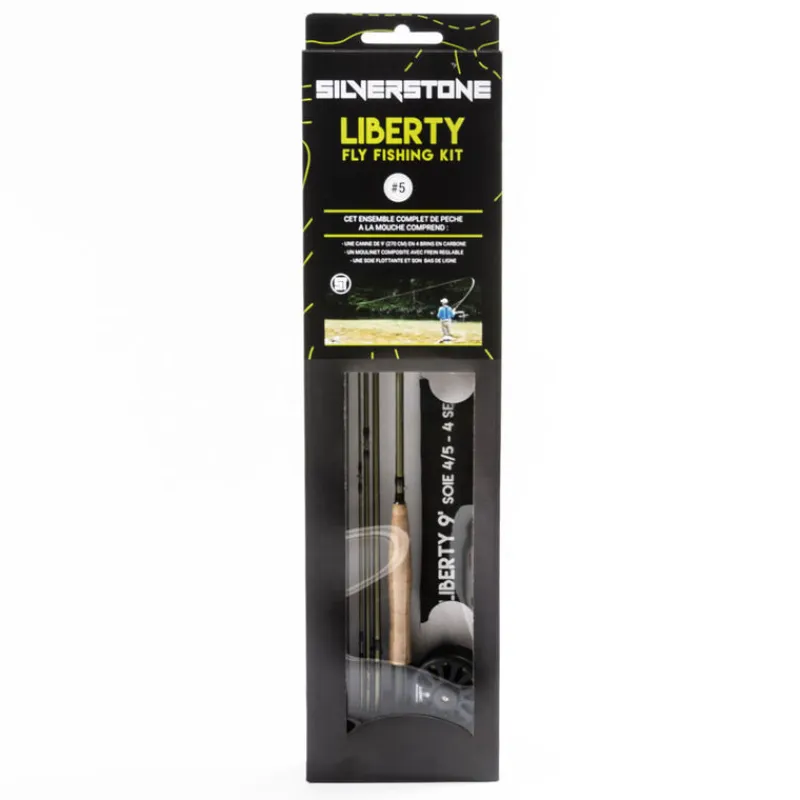 Packs - PACIFIC PECHE Pack Liberty Kit 9' Soie 4/5 + Tube de protection + Lunette Polarisante