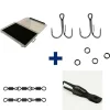 Packs Et Ensembles - PACIFIC PECHE Pack Montage Stingers Chain L (Leurres 17,5 - 21cm)