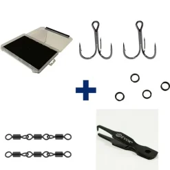 Packs Et Ensembles - PACIFIC PECHE Pack Montage Stingers Chain L (Leurres 17,5 - 21cm)
