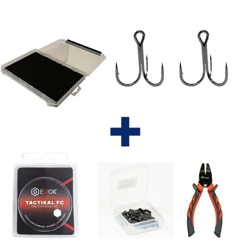 Packs Et Ensembles - PACIFIC PECHE Pack Montage Stingers Vertical M (leurres 12,5 -15 cm)