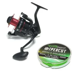 Packs Et Ensembles|Moulinets - OVERFIGHT Pack Moulinet Tank 6000 FD + Tresse 35/100