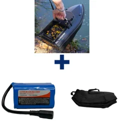 Packs - TEAM CARPFISHING Pack Process Bait Boat + Batterie12000 mAh + Sac