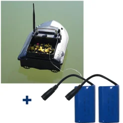 Amorçage/Propulsion|Packs - TEAM CARPFISHING Pack Process Bait Boat + 2 Batteries Supplémentaires