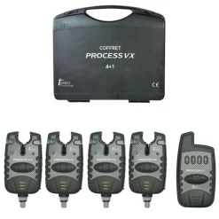 Découverte Pêche À La Carpe|Détection - TEAM CARPFISHING Pack 4 Process VX + Centrale + 4 Dropper
