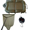 Packs - TEAM CARPFISHING PACK Réception Epuisette Dark water + Tapis + Peson