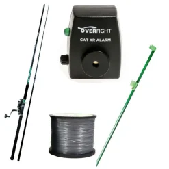 Packs Et Ensembles - PACIFIC PECHE Pack Silure Combo Overfight Tank Allround CS 3m, Max 600g + Fil + Pique + Détecteur