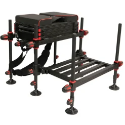 Packs - TEAM FRANCE Pack station de pêche au coup s-lock match light + repose-pieds