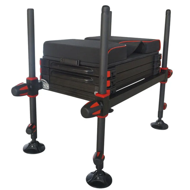 Packs - TEAM FRANCE Pack station de pêche au coup s-lock match light + repose-pieds