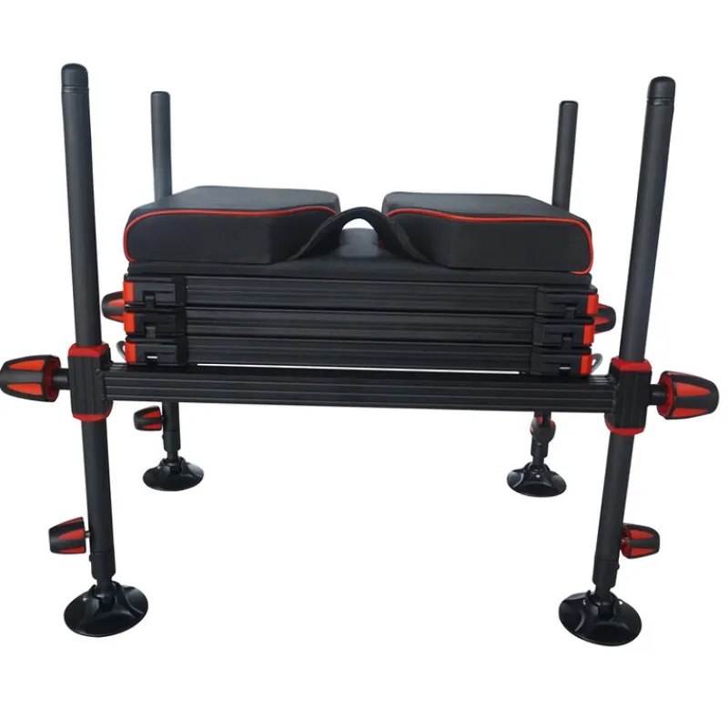 Packs - TEAM FRANCE Pack station de pêche au coup s-lock match light + repose-pieds
