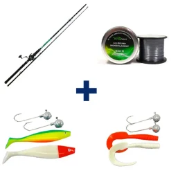 Packs Et Ensembles - Pack Tank Heavy Spin + Monofilament + 2 Leurre