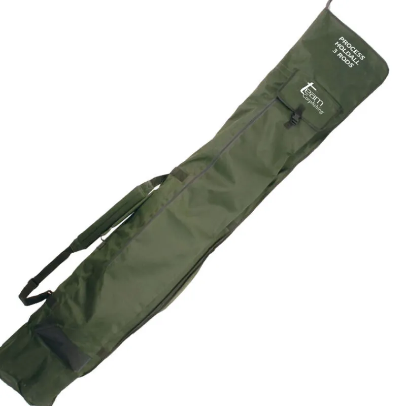 Découverte Pêche À La Carpe|Packs - TEAM CARPFISHING Pack pêche carpe 3 cannes + 3 moulinets débrayables + fourreau