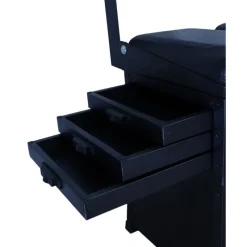 Paniers / Stations - TEOS Panier de pêche au coup alu large 3 tiroirs avec dossier