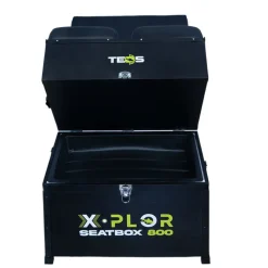 Paniers / Stations - TEOS Panier de pêche au coup alu large 3 tiroirs avec dossier