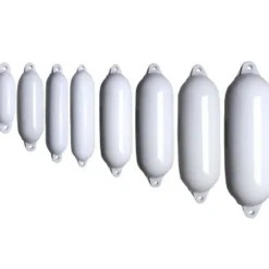 Équipements - MAJONI Pare-battage Eco Fender 3 - 2 yeux - ø15x60cm - blanc