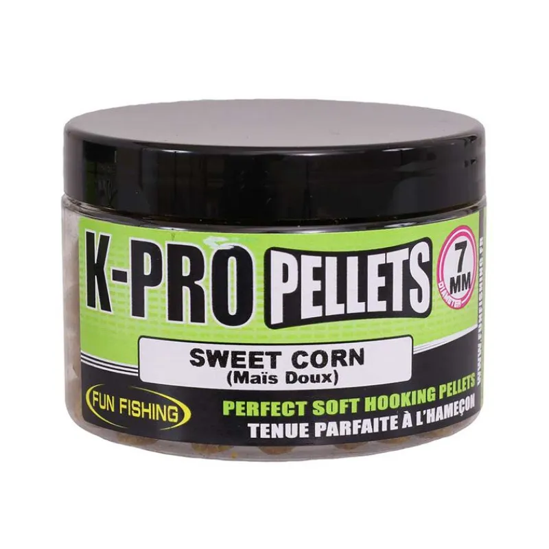 Appâts / Amorces - FUN FISHING Pellet d'eschage funfishing k-pro sweet corn (mais doux) 60g