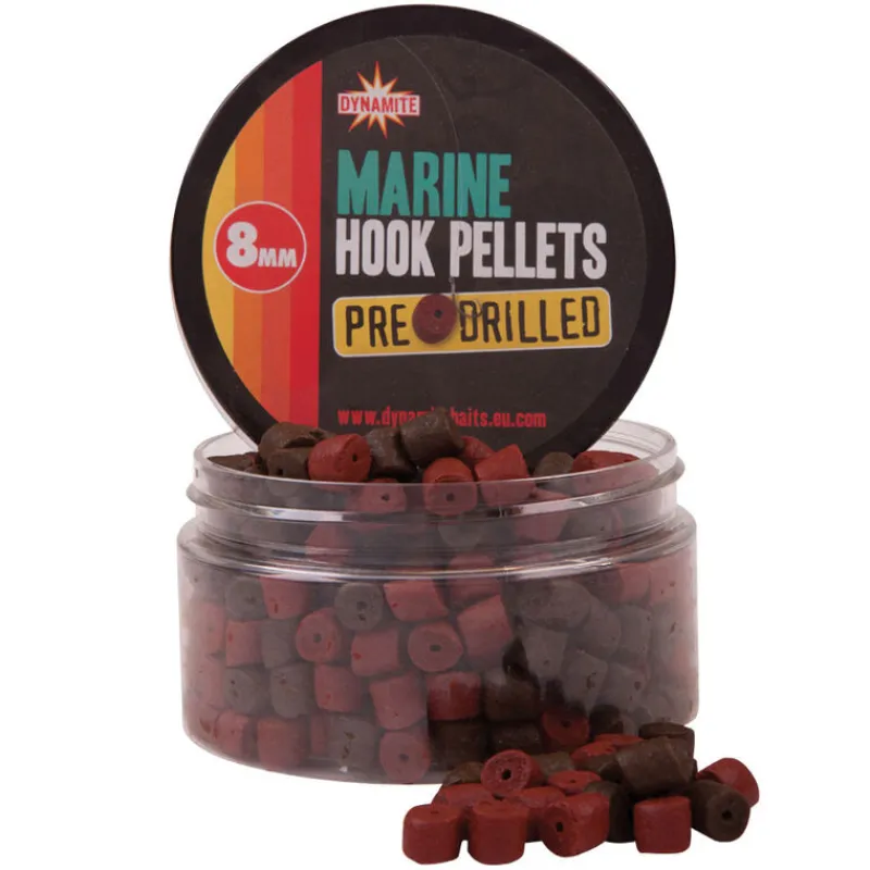 Appâts / Amorces - DYNAMITE BAITS Pellet Pre Drilled Marine Halibut Hook Pellets , 150g