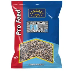 Appâts / Amorces - CHAMPION FEED Pellets Sticky Pellets 2mm F1 Sweet Dark 650g