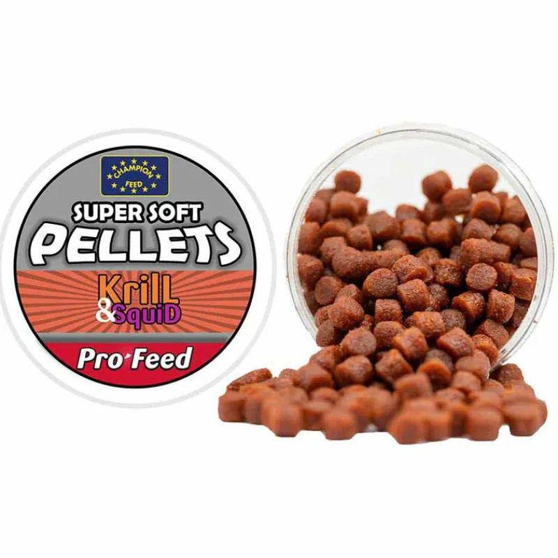 Appâts / Amorces - CHAMPION FEED Pellets Super Soft Krill and Squid 100g