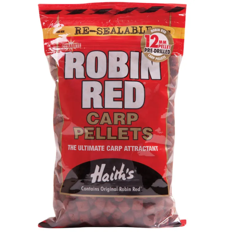 Appâts Et Fabrication - DYNAMITE BAITS Pellets d'amorçages carpe robin red carp pellets 900g