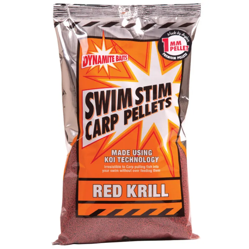 Appâts / Amorces - DYNAMITE BAITS Pellets d'eschage coup swim stim red krill 900g