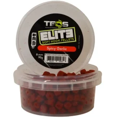 Appâts / Amorces - TEOS Pellets Soft Hook Elite Spicy Garlic 8mm 90g