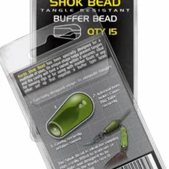 Acc.Montages/Hameçons - KORDA Perle de protection pour ligne carpe shock bead (weedy green)