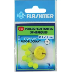 Montages / Hameçons - FLASHMER Perles flottantes sphériques stop float 7,5mm