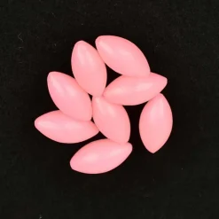 Surfcasting|Montages / Hameçons - SUNSET Perles ovales flottantes PHOSPHO ROSE (X20)