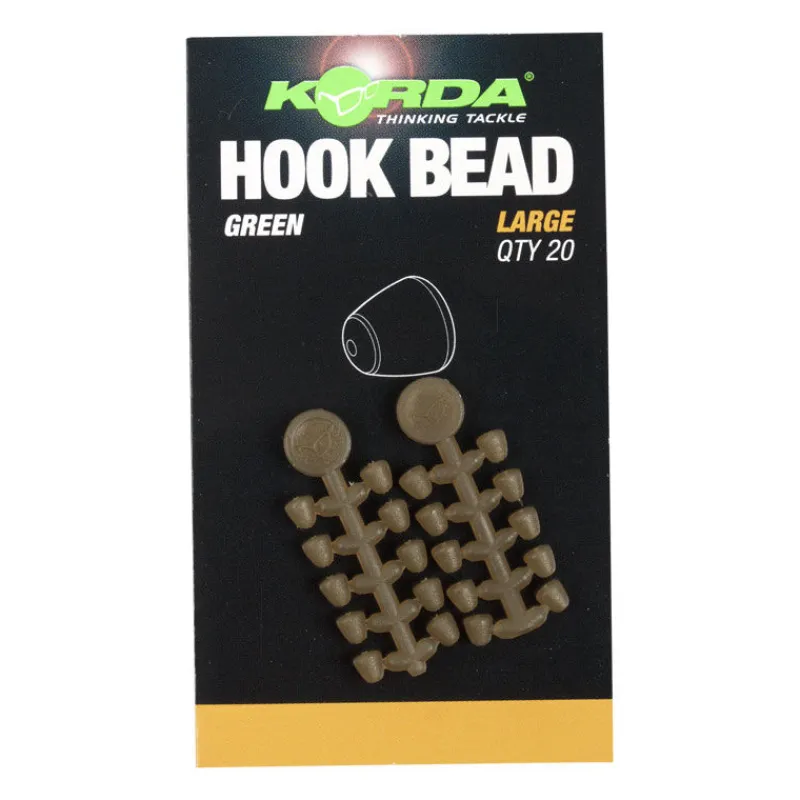 Acc.Montages/Hameçons - KORDA Perles pour hameçon carpe large hook bead