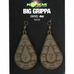 Acc.Montages/Hameçons - KORDA Plomb à émerillon big grippa (x2)