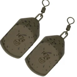 Acc.Montages/Hameçons - KORDA Plomb à émerillon square pear swivel (x2)