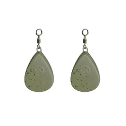 Acc.Montages/Hameçons - PROWESS Plomb Flat Pear Camo Swivel x2