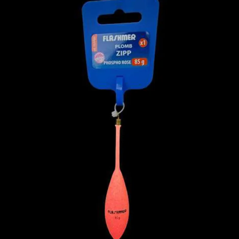 Montages / Hameçons - FLASHMER Plomb Zipp Phospho Rose