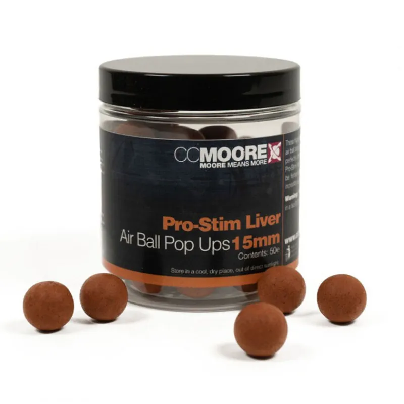 Appâts Et Fabrication - CC MOORE Pop Ups CC More Pro Stim Liver Air Ball