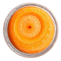 Appâts À Truite - BERKLEY Pâte à Truite Arôme Crustacé PowerBait  Natural Glitter Trout Dough Orange Glitter