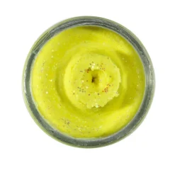 Appâts À Truite - BERKLEY Pâte à Truite Arôme Foie PowerBait Glitter Trout Dough Yellow Glitter