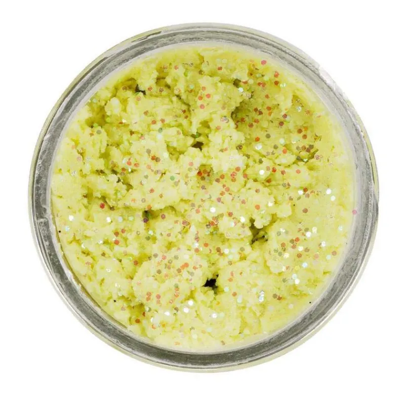 Appâts À Truite - BERKLEY Pâte à Truite Saveur Ail PowerBait Garlic Glitter