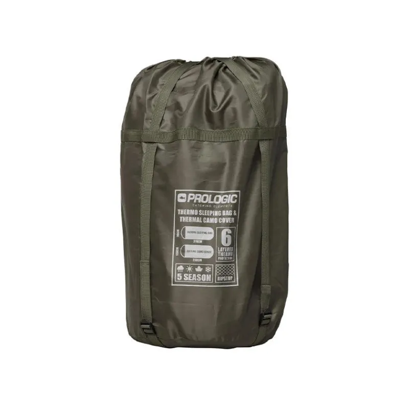 Bivouac/Confort - PROLOGIC Sac de couchage Element Confort Camo + Couverture Thermale