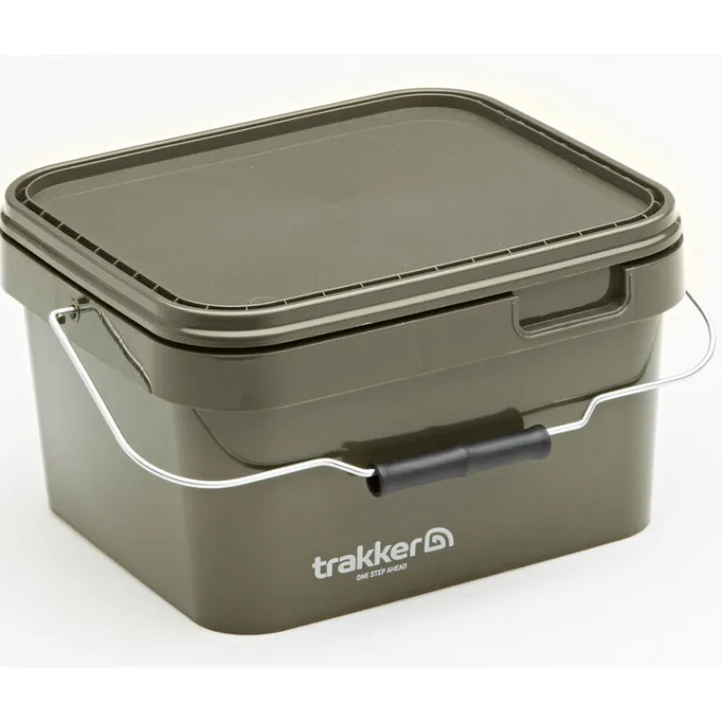 Amorçage/Propulsion|Bagagerie/Rangement - TRAKKER Seau Olive Square Container 5l