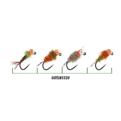 Mouches - GARBOLINO Set de Nymphe Jig x4