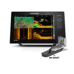 Électronique - HUMMINBIRD Sondeur Combiné Tactile XPLORE 12-MEGA SI+-Sonde Tableau Arrière + T°