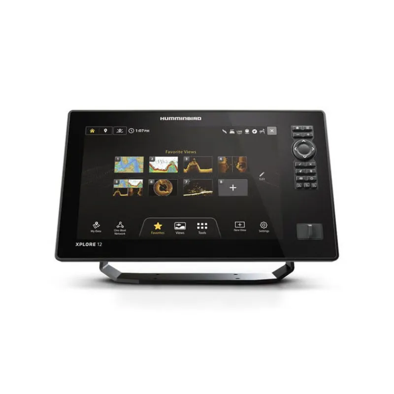 Électronique - HUMMINBIRD Sondeur Combiné Tactile XPLORE 12-MEGA SI+-Sonde Tableau Arrière + T°