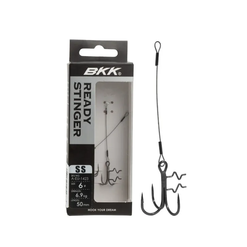Hameçons Et Montages - BKK Stinger Assist Spear SS Ready Stinger 7x7 Wire Taille #4 (x2)