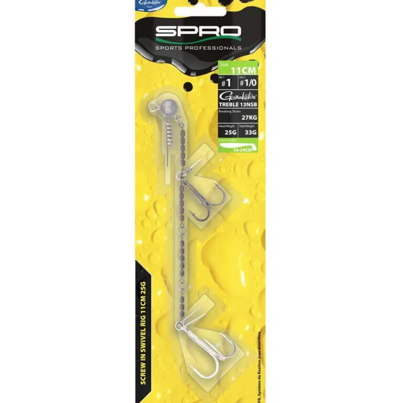 Hameçons Et Montages - SPRO Stinger Screw in 360 Rig 5,5cm