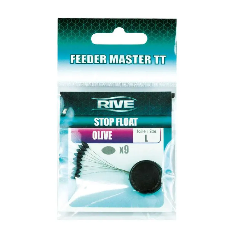 Acc. De Montage Feeder - RIVE Stop Float Olive - L (x9)